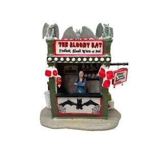 Lemax Spooky Town The Bloody Bat- Halloween Village- Carnival- NO Box